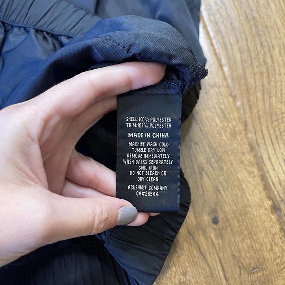 Footjoy FJ Mens L Black Red Trim Long Sleeve V Neck Windbreaker Golf Pullover - Picture 6 of 7